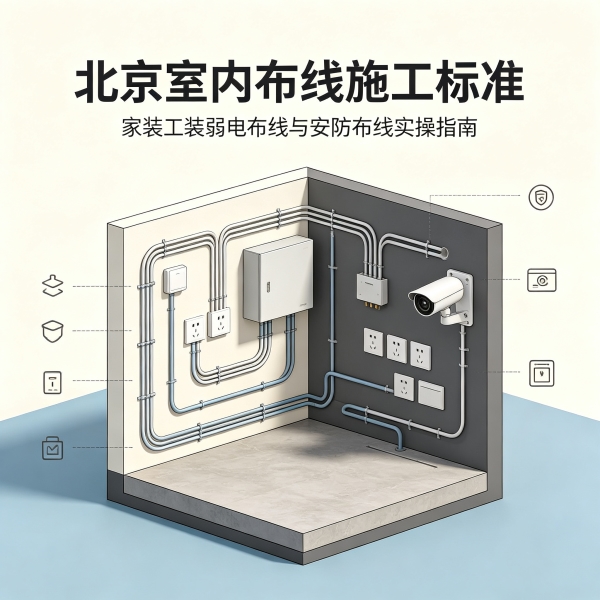 北京室内布线施工标准，家装工装弱电布线与安防布线实操指南
